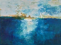 Movement by Carla Segarra - Original Painting on Box Canvas sized 47x35 inches. Available from Whitewall Galleries